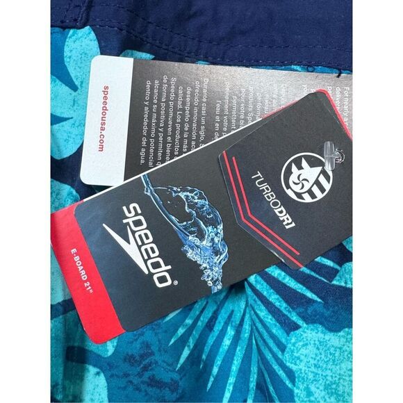 Speedo Men's Sz MEDIUM Stretch Mesh Liner UPF 50+ Board Swim Shorts Swimsuit - Picture 6 of 9